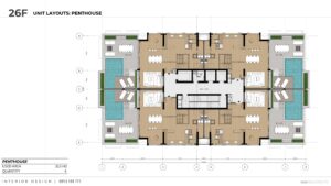 Read more about the article KIEU by KITA (Stella Residence) – Layout detail of PENTHOUSE
